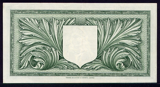 Обратная сторона банкноты Мальты номиналом 10 Шиллингов