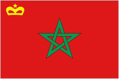 Гражданский флаг Марокко