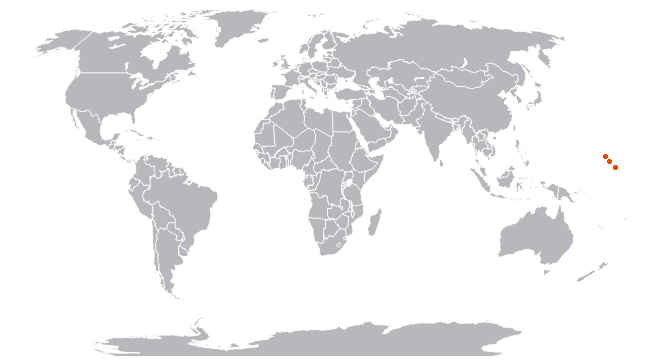 Маршалловы острова на карте мира