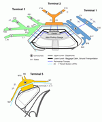 Схема аэропорта Чикаго