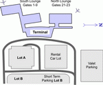 Схема аэропорта Лонг-Бич