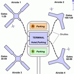 Схема аэропорта Орландо