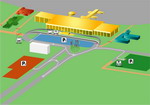 Схема парковок аэропорта Риги