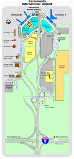 Схема аэропорта Сакраменто