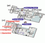 Схема терминалов авиакомпании JAL аэропорта Тяньцзинь