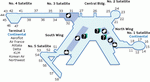 Схема аэропорта Токио (Нарита)