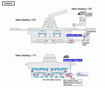 Схема местных вылетов Терминала 2 аэропорта Токио (Нарита)