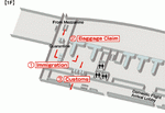 Схема терминалов авиакомпании JAL аэропорта Хай-Ань