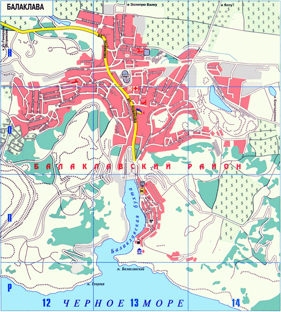 Карта Балаклавы