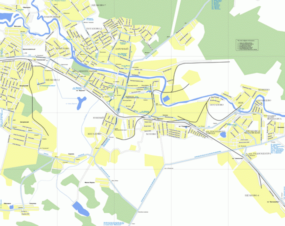 Карта Щелково