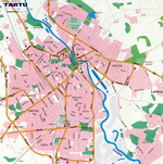 Карта Тарту