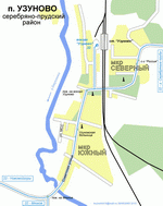 Карта Узуново