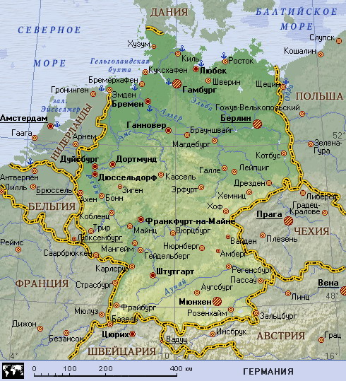Карта Германии Скачать - фото 3