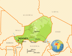 Карта Нигера
