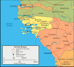 Карта Гвинеи-Бисау
