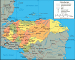 Карта Гондураса