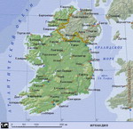 Карта Ирландии