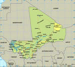 Карта Мали