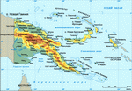 Карта Папуа-Новой Гвинеи