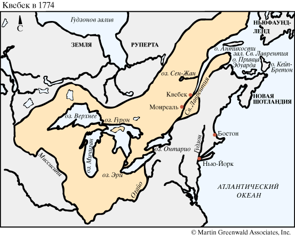 Квебек в 1774