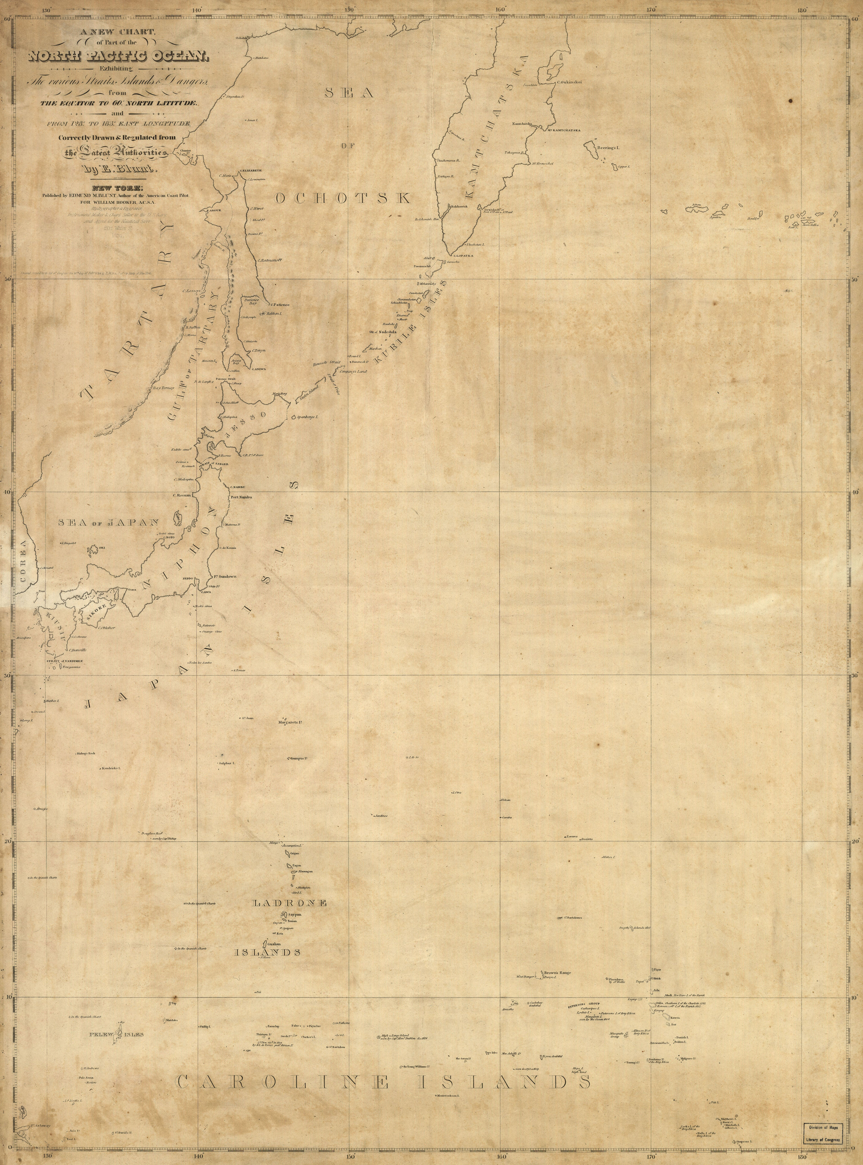 Тихий океан, 1824