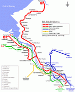 Карта метро Бильбао