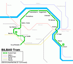 Карта метро Бильбао