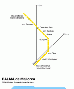 Карта метро Пальма-де-Мальорка
