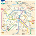 Схема метро Париж