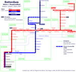 Схема метро Роттердам