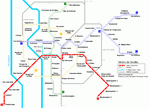 Карта метро Севилья