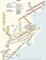 Схема метро Сидней