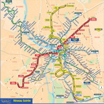 Схема метро Тулуза