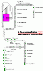 Схема метро Утрехт