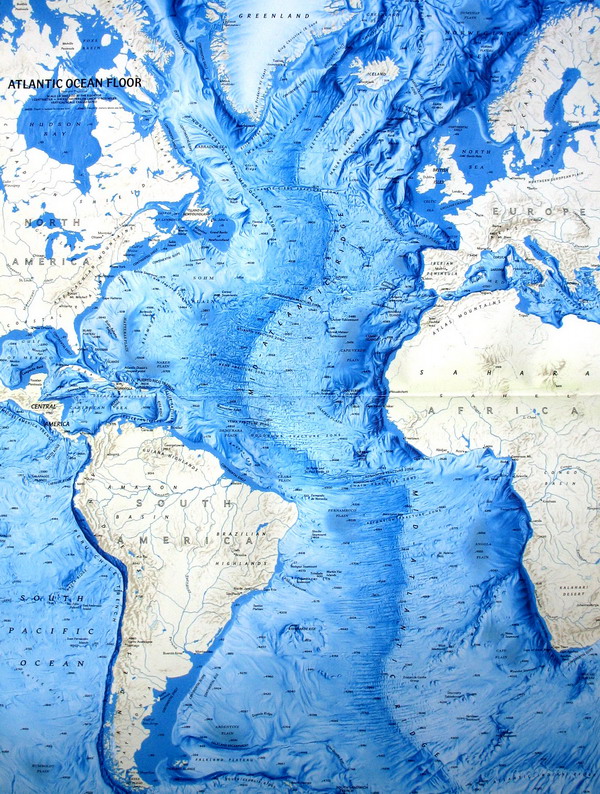 Атлантический Океан Фото На Карте