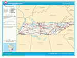 Карта дорог Теннесси