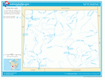 Карта рек и озер Вайоминга