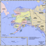 Карта деления Аляски
